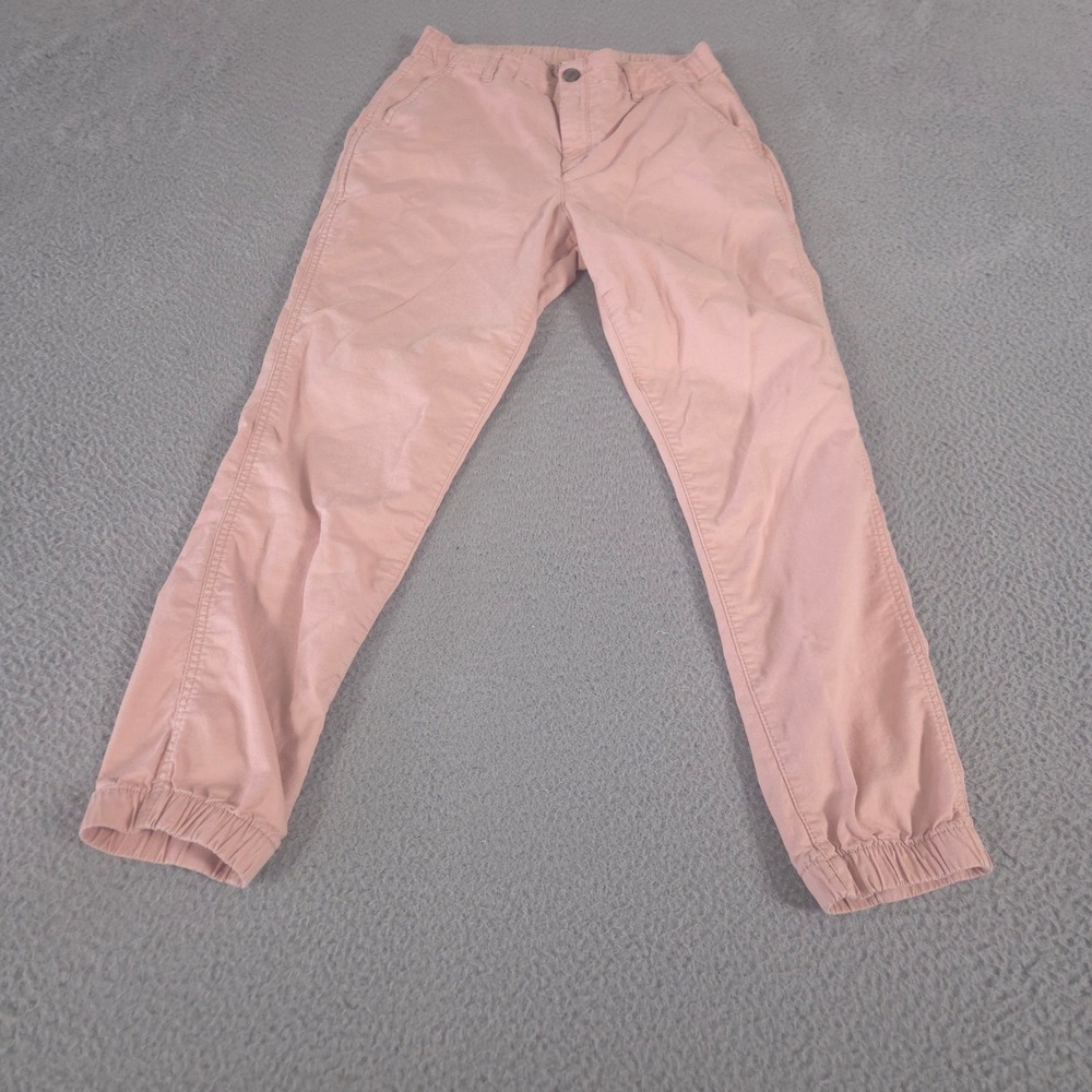 Gap Pants Womens 6 Pink Girlfriend Jogger‎ Tencel Blend Elastic Cuff Mid Rise